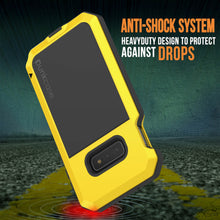 Charger l&#39;image dans la galerie, Galaxy S10+ Plus Metal Case, Heavy Duty Military Grade Rugged Armor Cover [Neon] (Color in image: Gold)
