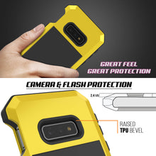 Charger l&#39;image dans la galerie, Galaxy S10e Metal Case, Heavy Duty Military Grade Rugged Armor Cover [Neon] (Color in image: Black)
