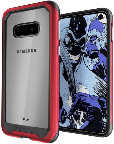 Galaxy S10e Military Grade Aluminum Case | Atomic Slim 2 Series [Red] (Color in image: Red)