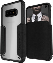 Charger l&#39;image dans la galerie, Galaxy S10e Wallet Case | Exec 3 Series [Black] (Color in image: Black)
