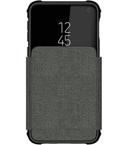 Galaxy S10e Wallet Case | Exec 3 Series [Grey] (Color in image: Black)