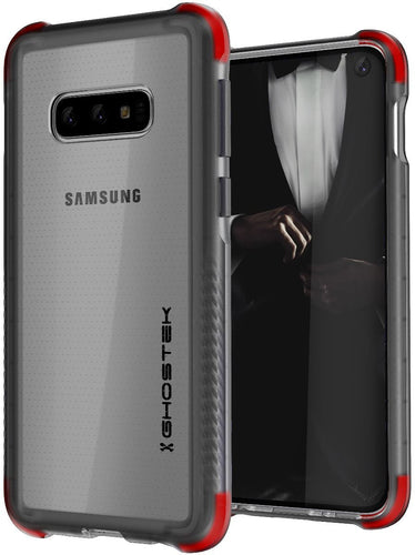 Galaxy S10e Clear-Back Protective Case | Covert 3 Series [Black] (Color in image: Black)