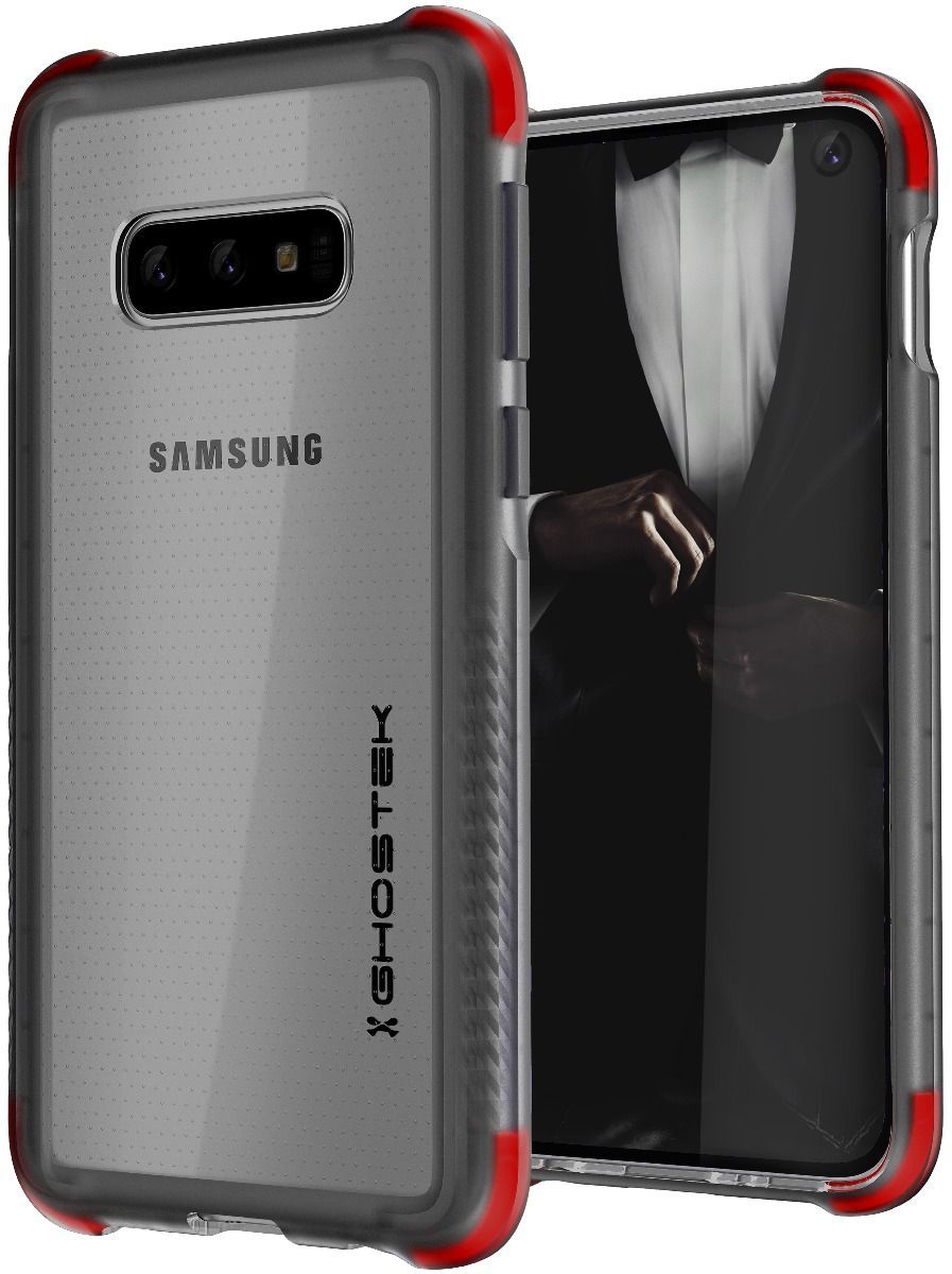 Galaxy S10e Clear-Back Protective Case | Covert 3 Series [Black] (Color in image: Black)