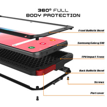 Charger l&#39;image dans la galerie, Galaxy S10 Metal Case, Heavy Duty Military Grade Rugged Armor Cover [Black] (Color in image: Silver)
