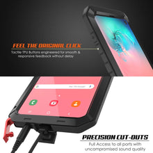 Charger l&#39;image dans la galerie, Galaxy S10 Metal Case, Heavy Duty Military Grade Rugged Armor Cover [Black] (Color in image: Gold)
