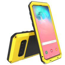 Charger l&#39;image dans la galerie, Galaxy S10 Metal Case, Heavy Duty Military Grade Rugged Armor Cover [Neon] 
