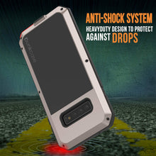 Charger l&#39;image dans la galerie, Galaxy S10 Metal Case, Heavy Duty Military Grade Rugged Armor Cover [Gold] (Color in image: Neon)
