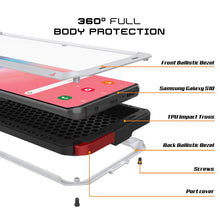Charger l&#39;image dans la galerie, Galaxy S10 Metal Case, Heavy Duty Military Grade Rugged Armor Cover [White] (Color in image: Silver)
