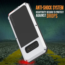 Charger l&#39;image dans la galerie, Galaxy S10 Metal Case, Heavy Duty Military Grade Rugged Armor Cover [White] (Color in image: Neon)
