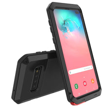 Charger l&#39;image dans la galerie, Galaxy S10+ Plus Metal Case, Heavy Duty Military Grade Rugged Armor Cover [Black] 
