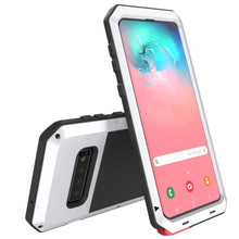 Charger l&#39;image dans la galerie, Galaxy S10+ Plus Metal Case, Heavy Duty Military Grade Rugged Armor Cover [White] 
