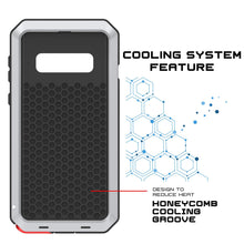 Charger l&#39;image dans la galerie, Galaxy S10+ Plus Metal Case, Heavy Duty Military Grade Rugged Armor Cover [White] (Color in image: Red)
