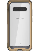 Load image into Gallery viewer, Galaxy S10+ Plus Military Grade Aluminum Case | Atomic Slim 2 Series [Gold] (Color in image: Black)
