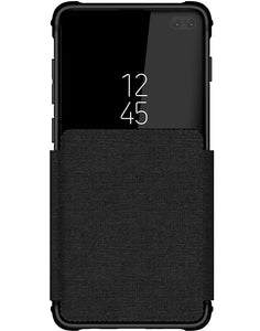 Galaxy S10+ Plus Wallet Case | Exec 3 Series [Black] (Color in image: Grey)
