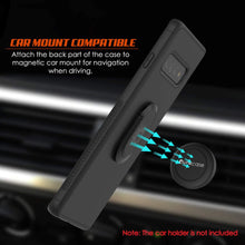 Charger l&#39;image dans la galerie, Galaxy S10+ Plus, Punkcase Magnetix Protective TPU Cover W/ Kickstand, Sceen Protector[Black] 
