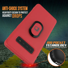 Charger l&#39;image dans la galerie, Galaxy S10+ Plus, Punkcase Magnetix Protective TPU Cover W/ Kickstand, Sceen Protector[Red] 
