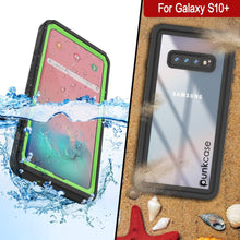 Load image into Gallery viewer, Galaxy S10e Water/Shockproof Screen Protector Case [Light Green] (Color in image: Black)
