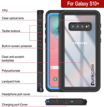 Charger l&#39;image dans la galerie, Galaxy S10e Water/Shock/Snow/dirt proof Slim Case [Light Blue] (Color in image: White)
