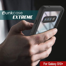 Load image into Gallery viewer, Galaxy S10e Water/Shockproof Slim Screen Protector Case [Purple] (Color in image: Black)
