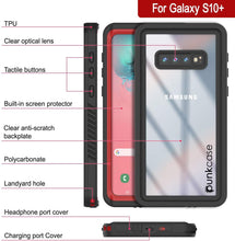 Charger l&#39;image dans la galerie, Galaxy S10e Water/Shock/Snowproof Slim Screen Protector Case [Red] (Color in image: Light blue)
