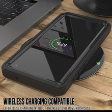 Charger l&#39;image dans la galerie, Galaxy S10+ Plus Water/Shockproof With Screen Protector Case [Black] (Color in image: Pink)
