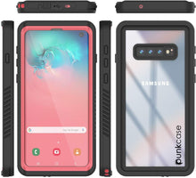 Charger l&#39;image dans la galerie, Galaxy S10+ Plus Water/Shock/Snowproof Slim Screen Protector Case [Pink] (Color in image: Red)
