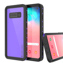 Charger l&#39;image dans la galerie, Galaxy S10 Waterproof Case PunkCase StudStar Purple Thin 6.6ft Underwater IP68 Shock/Snow Proof (Color in image: purple)
