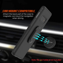 Charger l&#39;image dans la galerie, Galaxy S10e Case, Punkcase Magnetix Protective TPU Cover W/ Kickstand, Sceen Protector[Black] 
