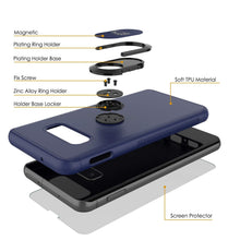 Charger l&#39;image dans la galerie, Galaxy S10e Case, Punkcase Magnetix Protective TPU Cover W/ Kickstand, Sceen Protector[Blue] (Color in image: pink)
