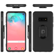 Charger l&#39;image dans la galerie, Galaxy S10e Case, Punkcase Magnetix Protective TPU Cover W/ Kickstand, Sceen Protector[Black] 
