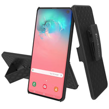 Charger l&#39;image dans la galerie, Punkcase Galaxy S10e Case With Screen Protector, Holster Belt Clip [Black] 
