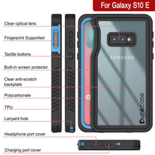 Charger l&#39;image dans la galerie, Galaxy S10 Water/Shock/Snow/dirt proof Slim Case [Light Blue] (Color in image: White)
