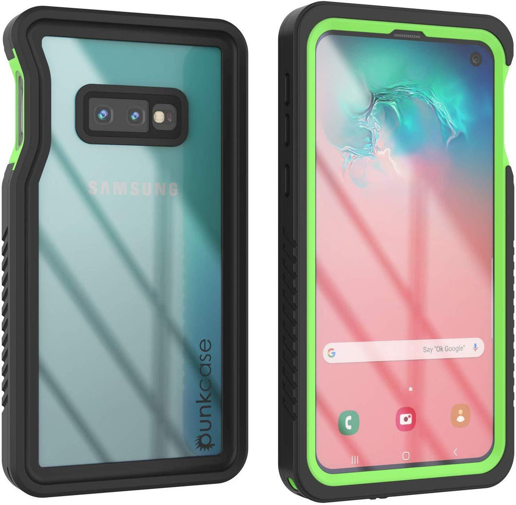 Galaxy S10 Water/Shockproof Screen Protector Case [Light Green] (Color in image: Light Green)