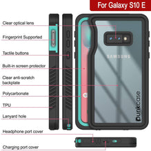 Charger l&#39;image dans la galerie, Galaxy S10 Water/Shock/Snowproof | Screen Protector Case [Teal] (Color in image: Purple)
