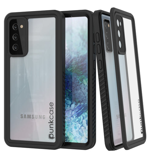 Galaxy S20 FE Water/Shockproof [Extreme Series] With Screen Protector Case [Black] (Color in image: Black)