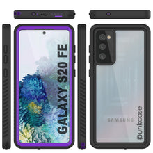 Charger l&#39;image dans la galerie, Galaxy S20 FE Water/Shockproof [Extreme Series] Slim Screen Protector Case [Purple] (Color in image: Red)
