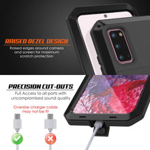 Load image into Gallery viewer, Galaxy s20 Metal Case, Heavy Duty Military Grade Rugged Armor Cover [Black] (Color in image: Silver)
