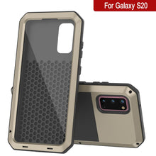 Load image into Gallery viewer, Galaxy s20 Metal Case, Heavy Duty Military Grade Rugged Armor Cover [Gold] 
