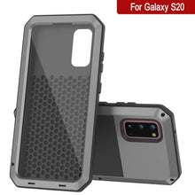 Load image into Gallery viewer, Galaxy s20 Metal Case, Heavy Duty Military Grade Rugged Armor Cover [Silver] 
