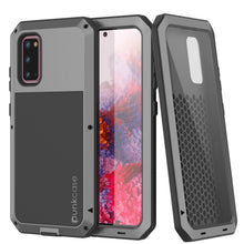Load image into Gallery viewer, Galaxy s20 Metal Case, Heavy Duty Military Grade Rugged Armor Cover [Silver] (Color in image: Silver)
