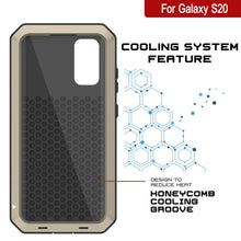 Load image into Gallery viewer, Galaxy s20 Metal Case, Heavy Duty Military Grade Rugged Armor Cover [Gold] (Color in image: White)
