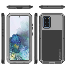 Charger l&#39;image dans la galerie, Galaxy s20+ Plus Metal Case, Heavy Duty Military Grade Rugged Armor Cover [Silver] 
