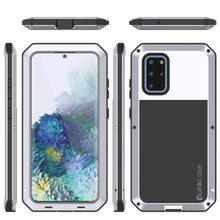 Charger l&#39;image dans la galerie, Galaxy s20+ Plus Metal Case, Heavy Duty Military Grade Rugged Armor Cover [White] 
