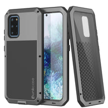 Charger l&#39;image dans la galerie, Galaxy s20+ Plus Metal Case, Heavy Duty Military Grade Rugged Armor Cover [Silver] (Color in image: Silver)
