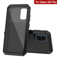 Charger l&#39;image dans la galerie, Galaxy s20+ Plus Metal Case, Heavy Duty Military Grade Rugged Armor Cover [Black] (Color in image: Red)
