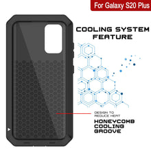 Charger l&#39;image dans la galerie, Galaxy s20+ Plus Metal Case, Heavy Duty Military Grade Rugged Armor Cover [Black] (Color in image: Neon)
