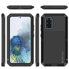 Charger l&#39;image dans la galerie, Galaxy s20+ Plus Metal Case, Heavy Duty Military Grade Rugged Armor Cover [Black] 
