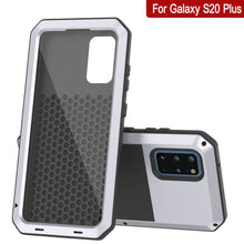 Charger l&#39;image dans la galerie, Galaxy s20+ Plus Metal Case, Heavy Duty Military Grade Rugged Armor Cover [White] (Color in image: Red)

