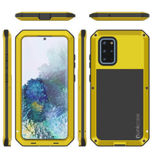 Charger l&#39;image dans la galerie, Galaxy s20+ Plus Metal Case, Heavy Duty Military Grade Rugged Armor Cover [Neon] 
