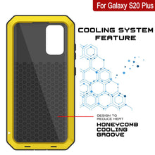 Charger l&#39;image dans la galerie, Galaxy s20+ Plus Metal Case, Heavy Duty Military Grade Rugged Armor Cover [Neon] (Color in image: Gold)
